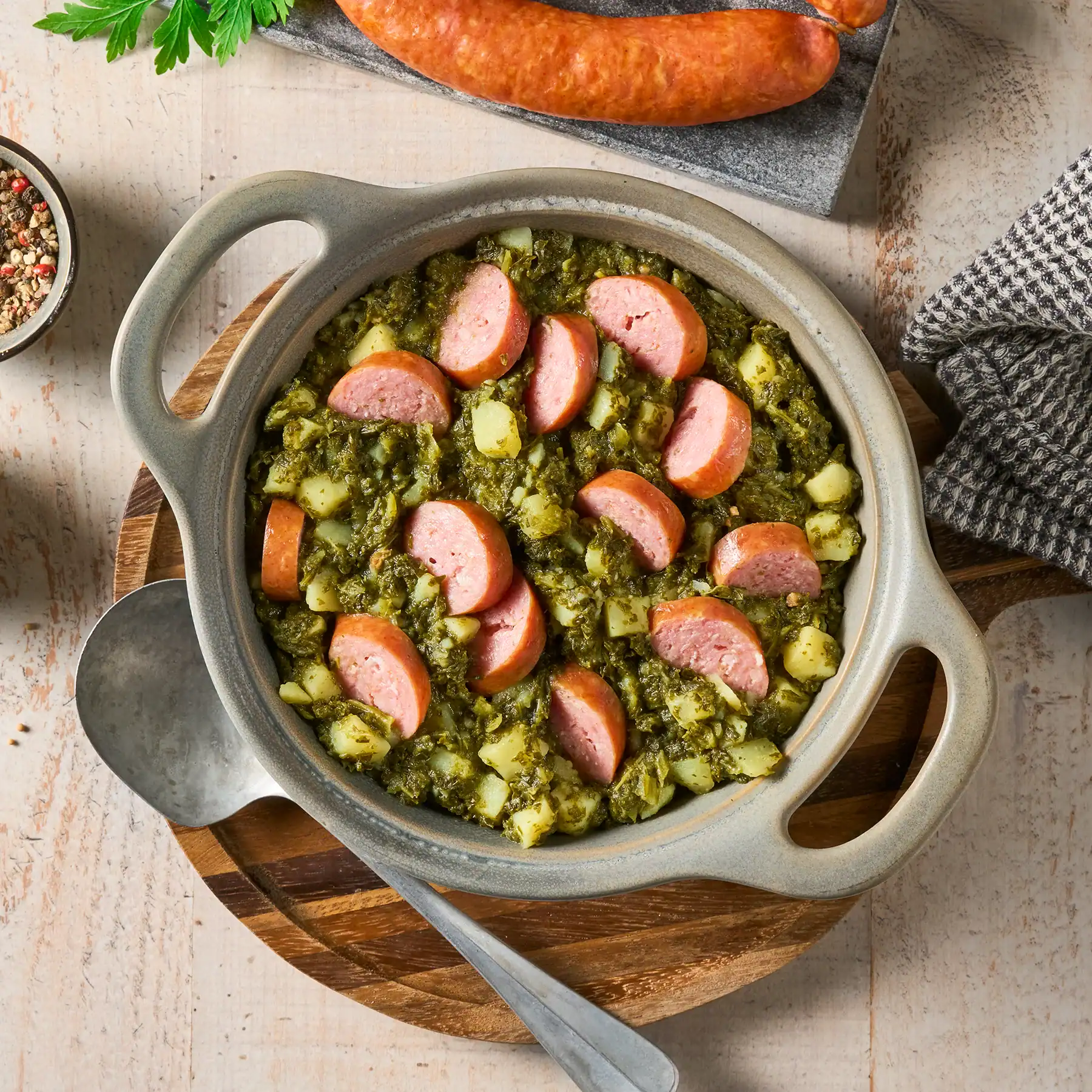 Grünkohl mit Mettenden