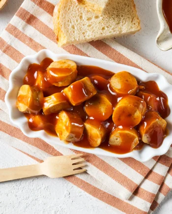 Geflügel-Curryling: Currywurst