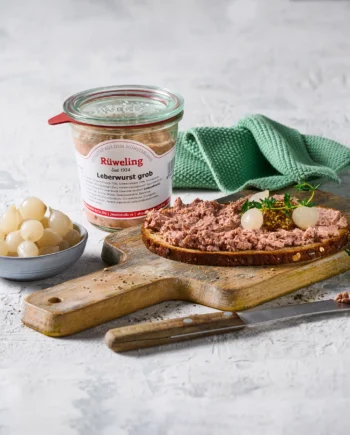 Leberwurst grob im Weckglas