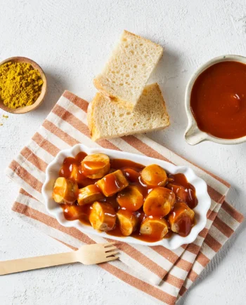 Curryling 2 er: Rostbratwurst in Sauce