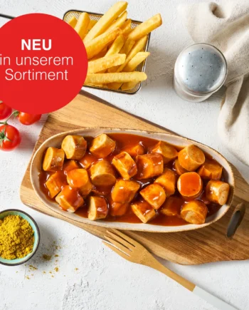 Curryling Familienglas: Rostbratwurst in Sauce