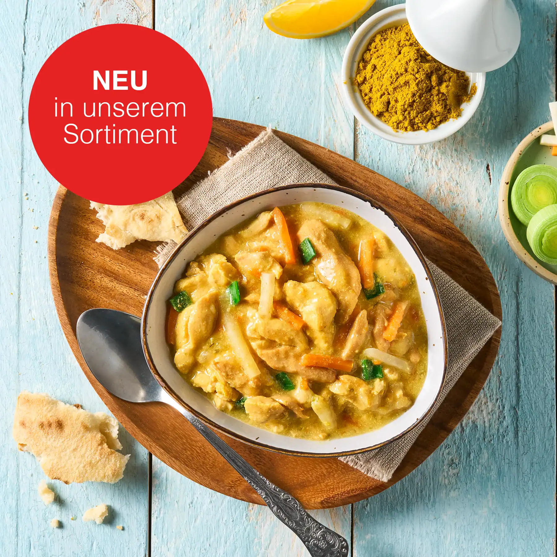 Hähnchengeschnetzeltes in Curry