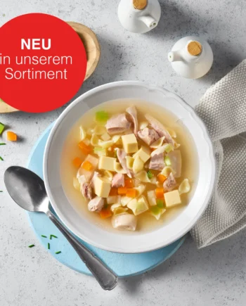 Hühnersuppe im Weckglas