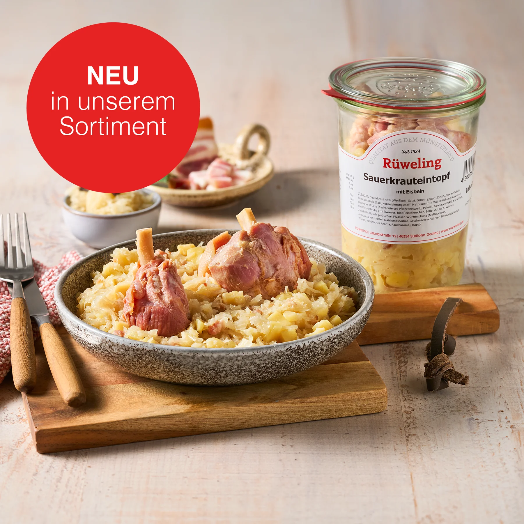 Sauerkrauteintopf mit Eisbein