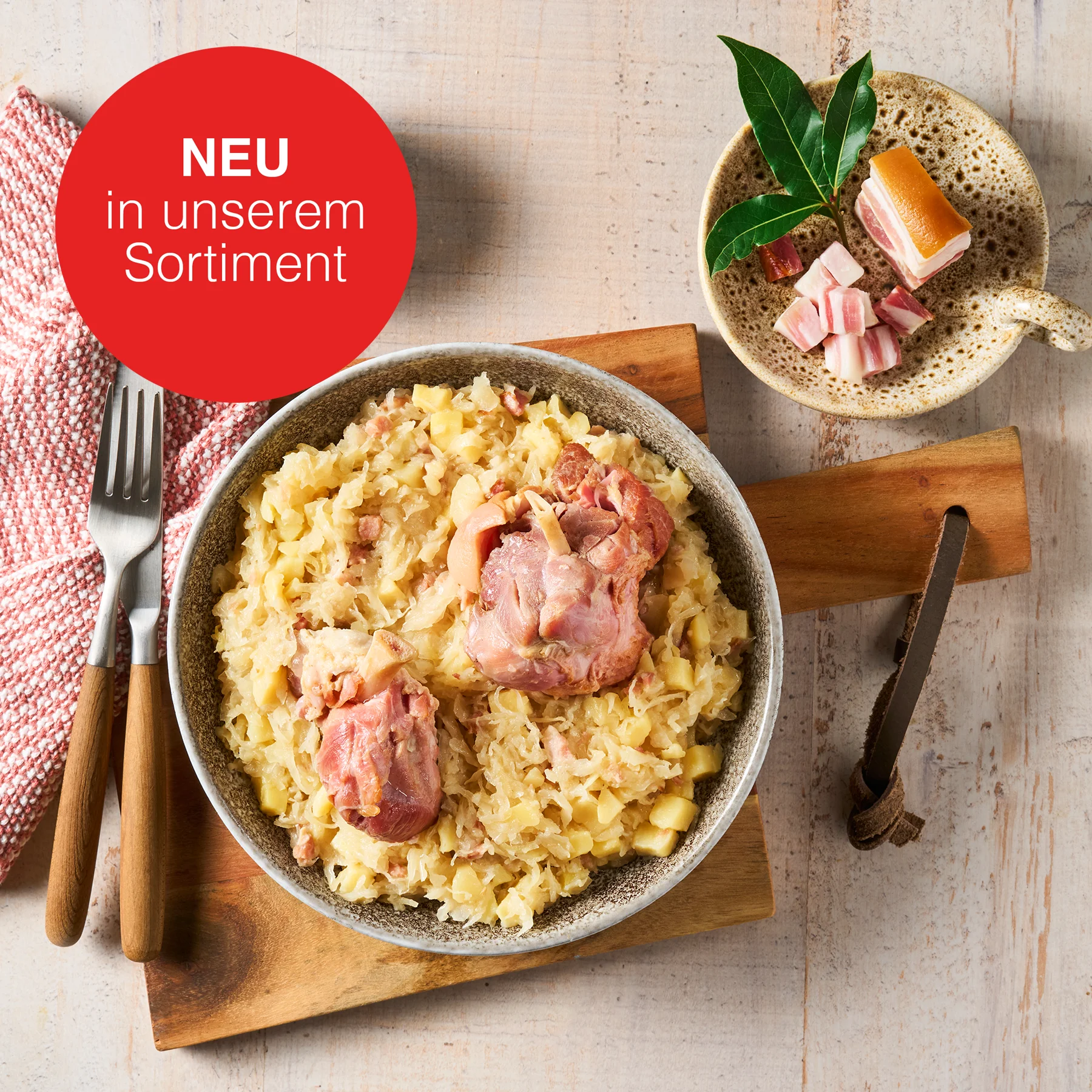 Sauerkrauteintopf mit Eisbein